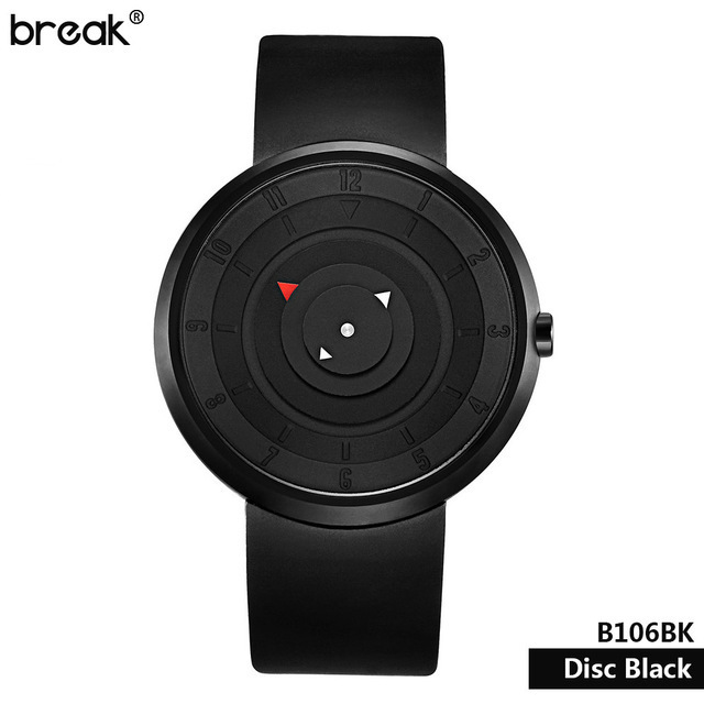 Break B101 Fashion Mens Watches Top Quartz Watch Men Casual Slim Mesh Steel Waterproof Sport Watch