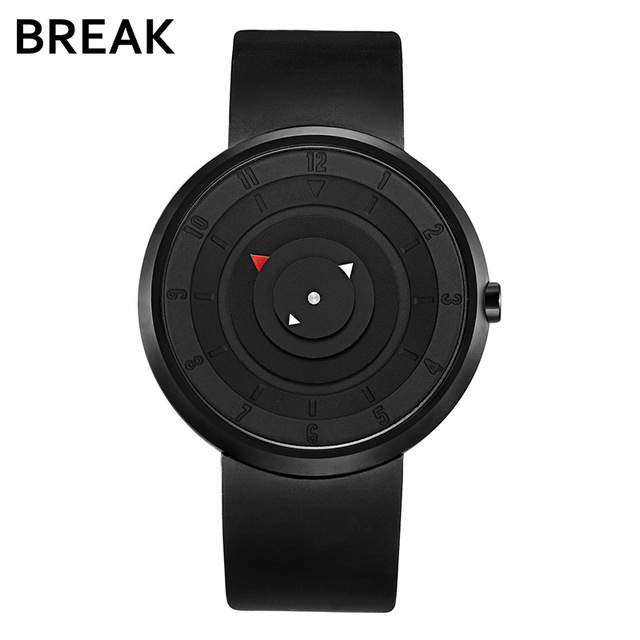 Break B106  Watch Men Women Black Waterproof Fashion Casual Military Quartz Sports Watches