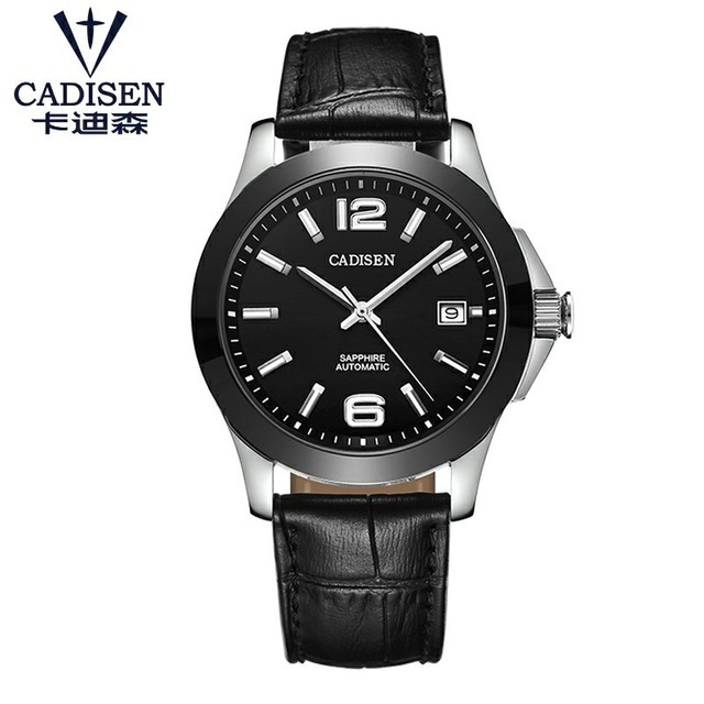 CADISEN 1009 Watches Classic Mens AUTO Date automatic Mechanical Watch