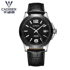 CADISEN 1009 Watches Classic Mens AUTO Date automatic Mechanical Watch