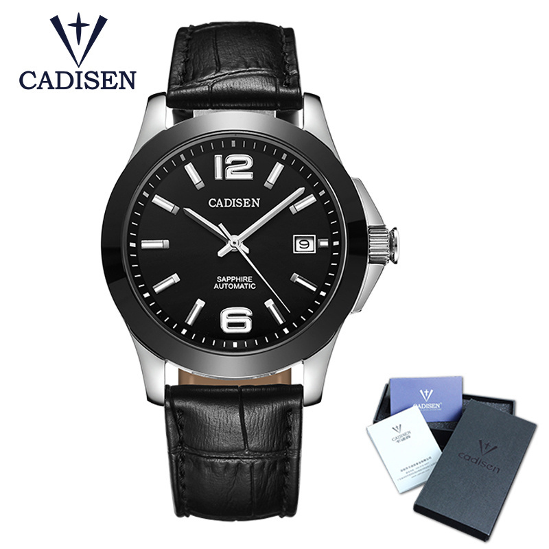 CADISEN 1009 Watches Classic Mens AUTO Date automatic Mechanical Watch