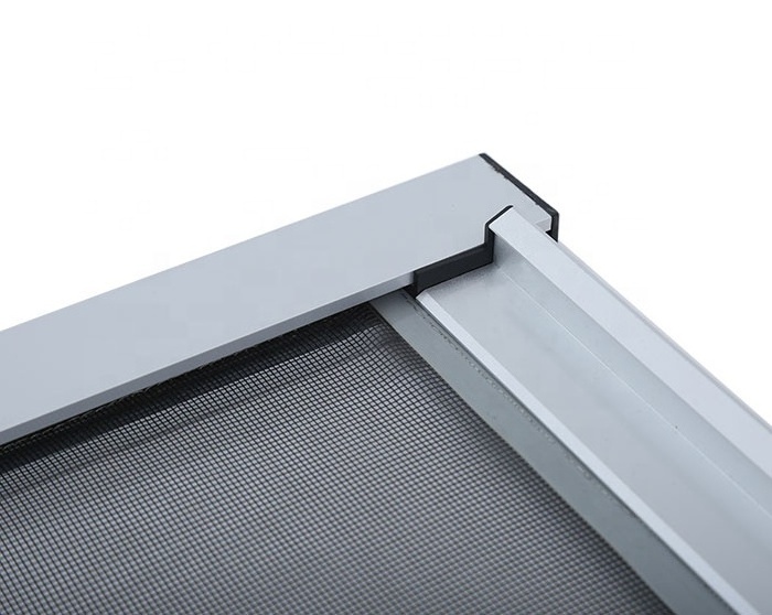 sliding aluminum window rolling mosquito screen rolling screen up-down left-right aluminum window invisible screen window