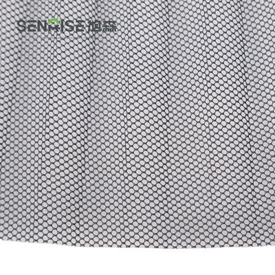 polyester pleated mosquito screen mesh Grey color plisse insect screen folding net for patio doors