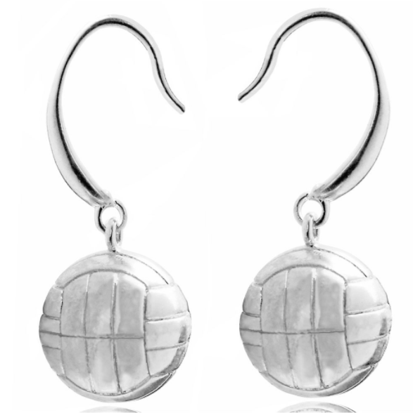 Women's volleyball earrings sports fitness ball earrings wholesale ear hook earrings