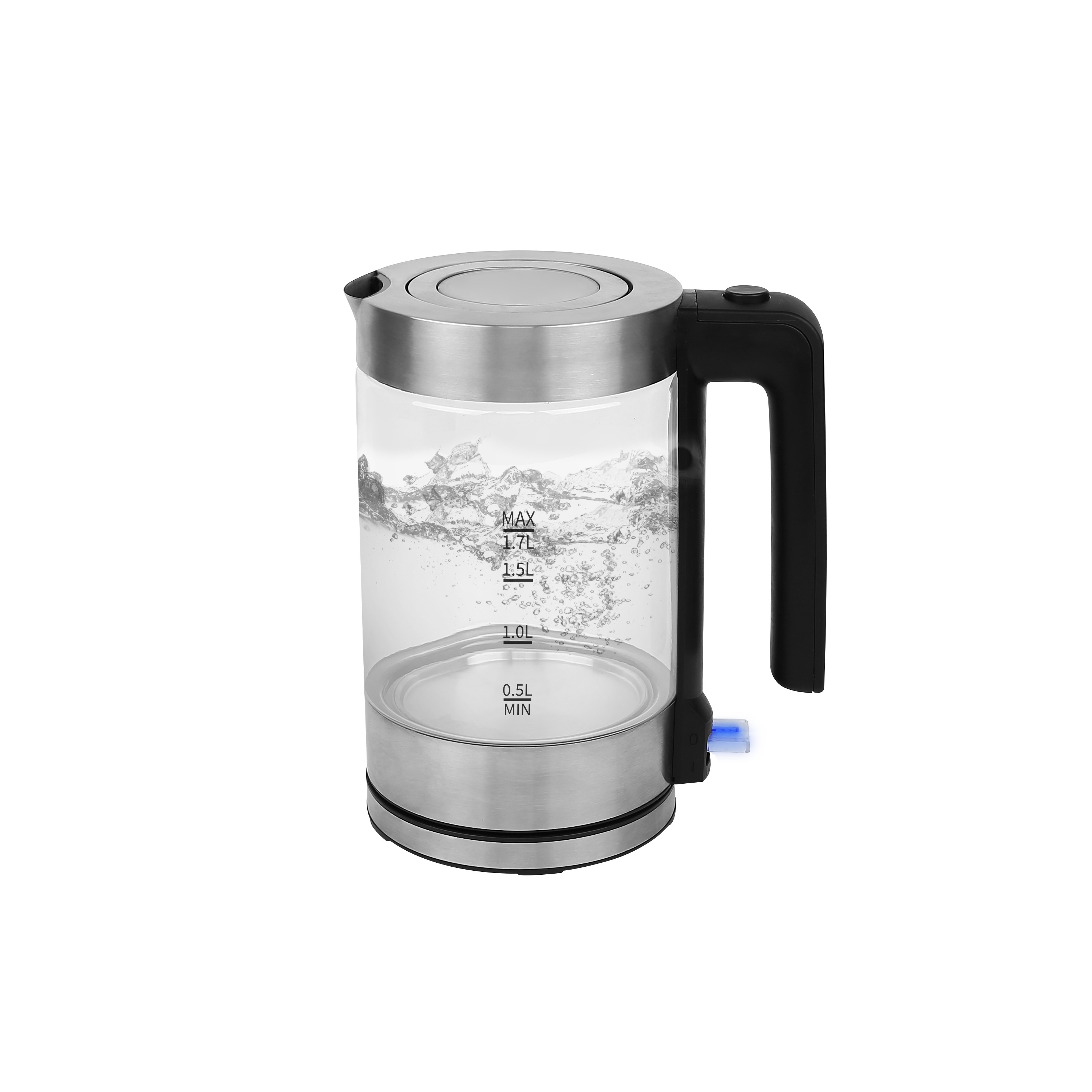 electric kettle teapot fast water heater boiler glass kettle auto shut off wholesale mini small electric water kettle 1.0L