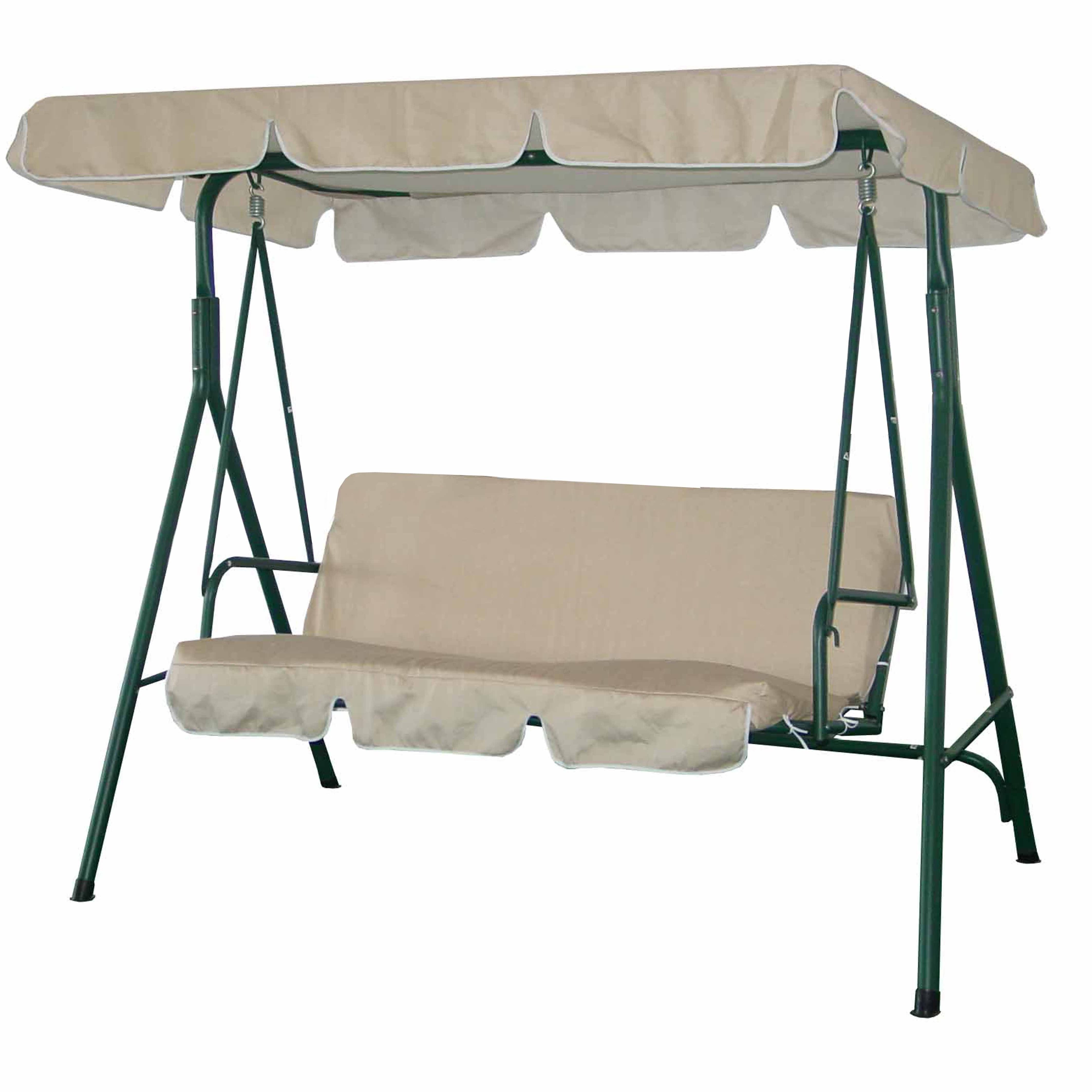 2-Seater Outdoor Garden Swing Chair with Sun Canopy