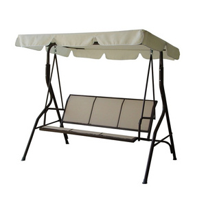 3 Seat Chair Top Cover Swing Canopy Waterproof Cover for Patio Swing Garden Swing Outdoor