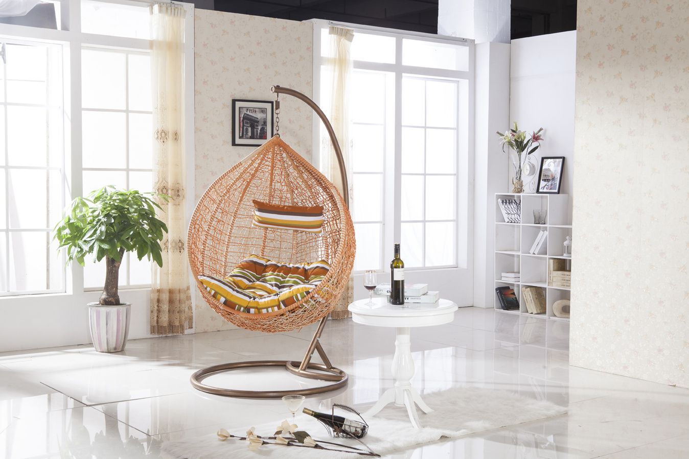 Hot Sales Outdoor Leisure Egg Chair  Hanging Chair Swing Chair