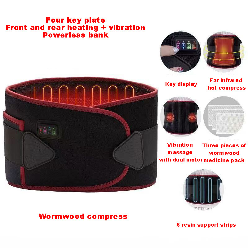 Comfort heating pad back pain Heating abdomen Wrap with vibration massage waist abdomen legs