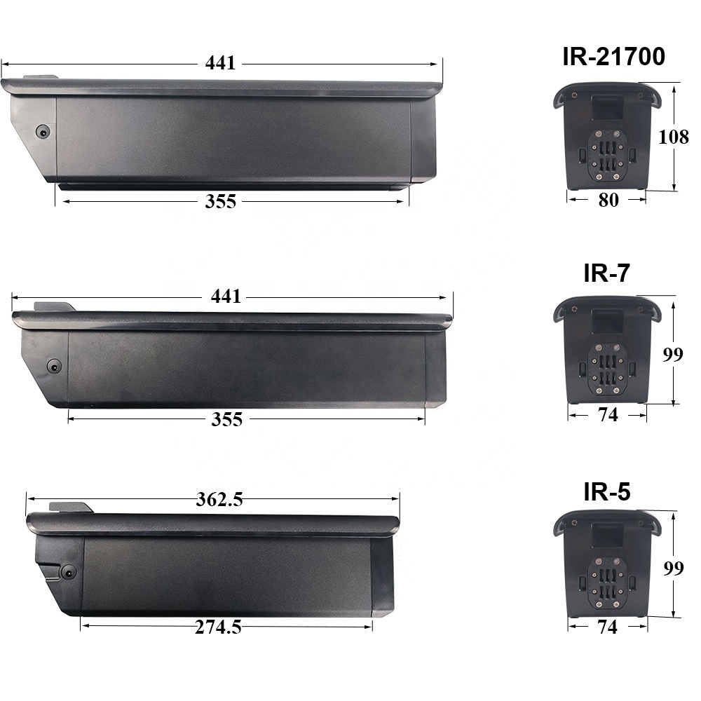 Ebike Lithium-ion Battery 48V 13Ah 17.5Ah 20Ah for Emojo Breeze Hurricane Pro EMMO Utron DYU King 750 Electric Bike