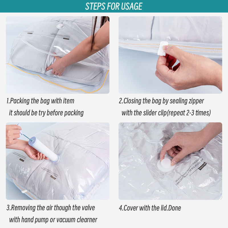 Factory Hot Selling Space Saving Vacuum Storage Bag for Clothing