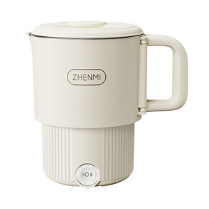 Zhenmi Stainless steel folding kettle small dormitory travel travel kettle portable electric kettle