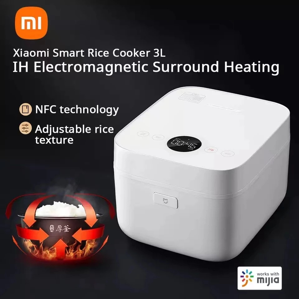 Xiaomi Mijia IH 3L Smart Electric Rice Cooker Alloy Cast Non-stick Heating APP Remote Control Home Rice Cooker for 3~5 People