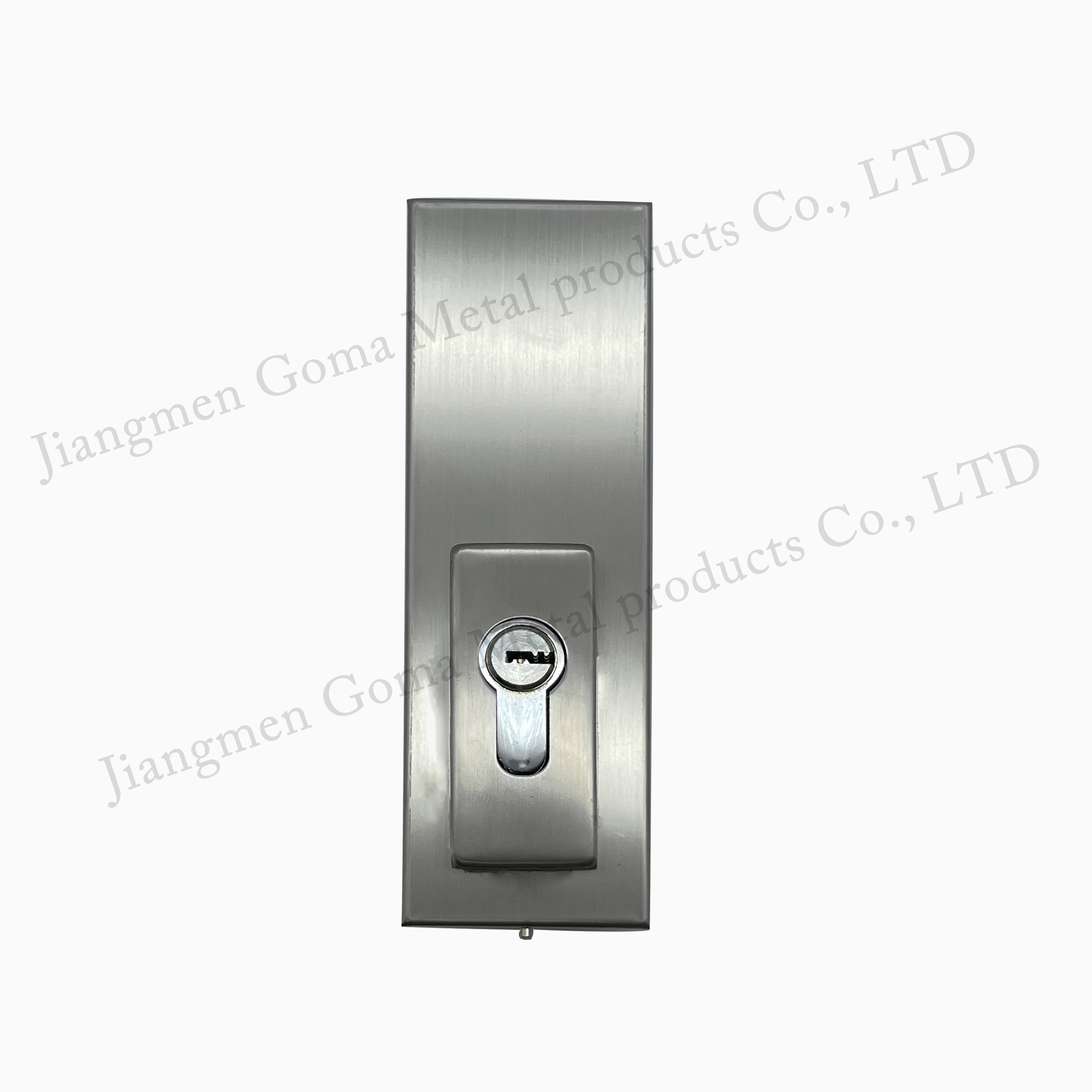 10-12mm glass door bottom stainless steel patch lock Lock Brass Cylinder Glass Sliding Door Lock for Tempered Glass