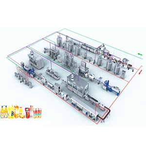 new technology full automatic juice producing equipment for plant production line