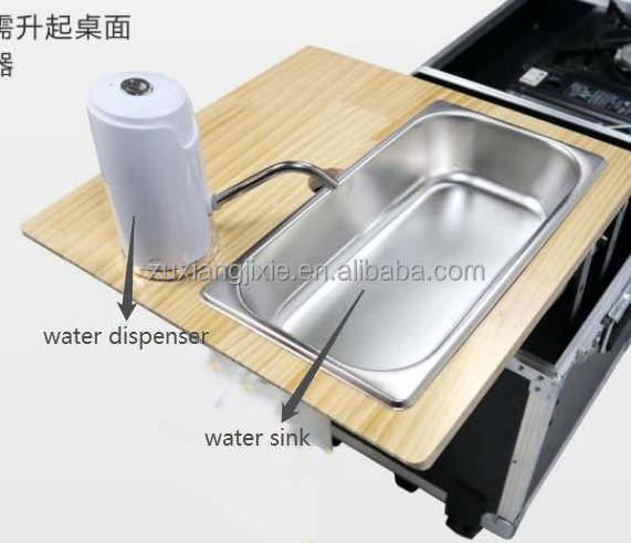 outdoor camping aluminium portable kitchen folding camping box kitchen outdoor camping kitchen