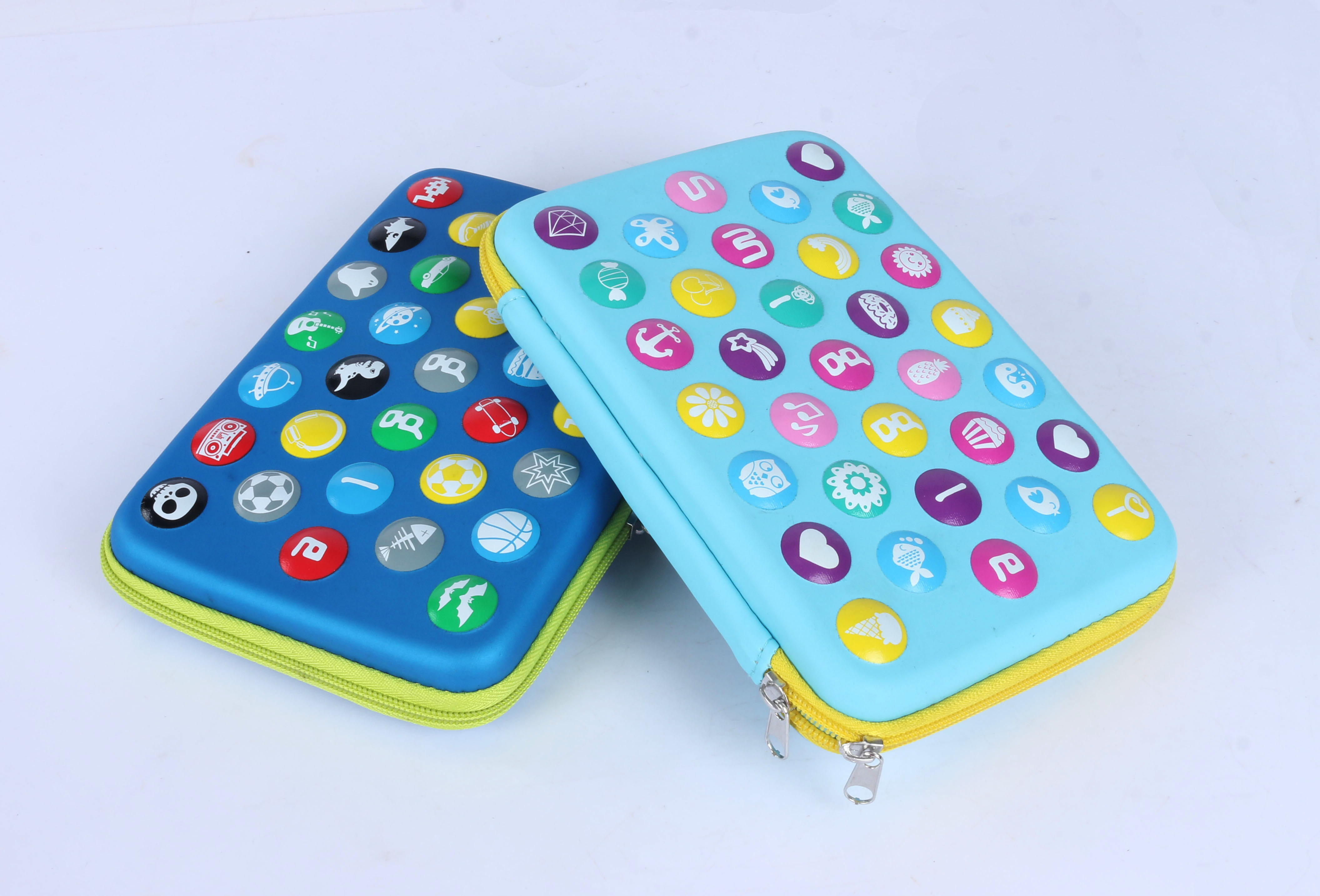 High Quality 3D Pattern Storage Hard Shell EVA Pencil Case With Zipper