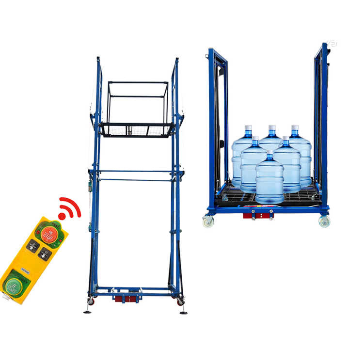 Xuyang Automatic Foldable Electric Scaffolding Lift Platform 3-10m 500KG Remote Control Scaffolding for Construction