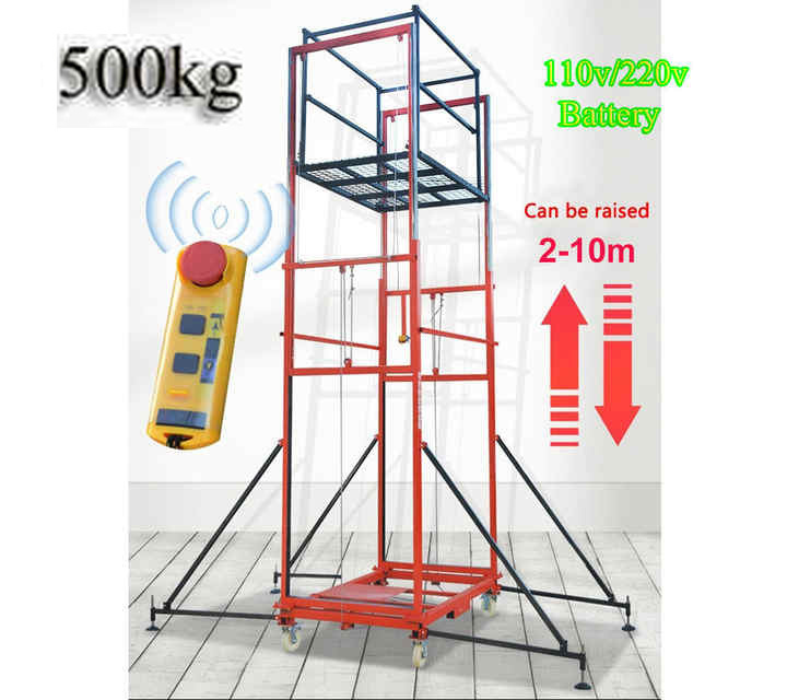 Xuyang Multiple Models Foldable Electric Scaffold Lift,Mobile Electric Lifting Scaffold,Folding Foldable 6m Electric Scaffolding