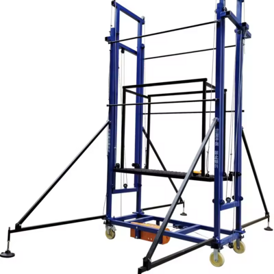 Xuyang Automatic Foldable Electric Scaffolding Lift Platform 3-10m 500KG Remote Control Scaffolding for Construction