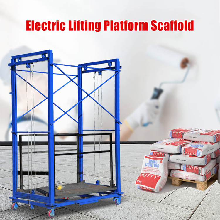 XuYang Mobile Electric Lifting Scaffold Tracked Boom Lift Stair Lift For Home Suspended Platform