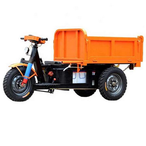 Xuyang Electric Engineering Construction Farm Garden Mini Dumper Truck Electric Vehicle Tricycle Trolley Cargo Cart Transporter