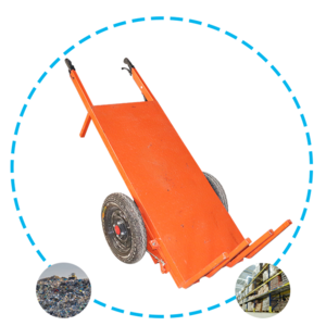 Xuyang New Manufacturer Construction Engineering Hand Push Electric Trolley Brick Loading Unloading Truck Pull Dump Brick Cart