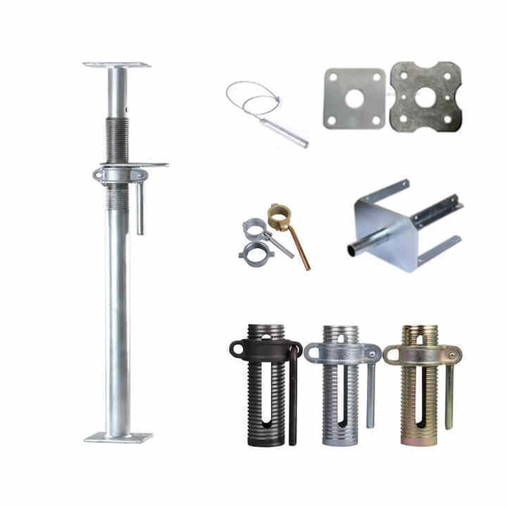 Xuyang Galvanized Steel Acro Props Shuttering Jacks Steel Acrow Shoring Scaffolding Steel Prop For Building Construction