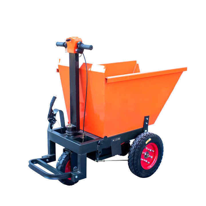 Xuyang Small Electric Hand Push Tool Cart Ash Engineering Dump Trolley Cargo Mining Electric Dump Truck Transport Tricycle