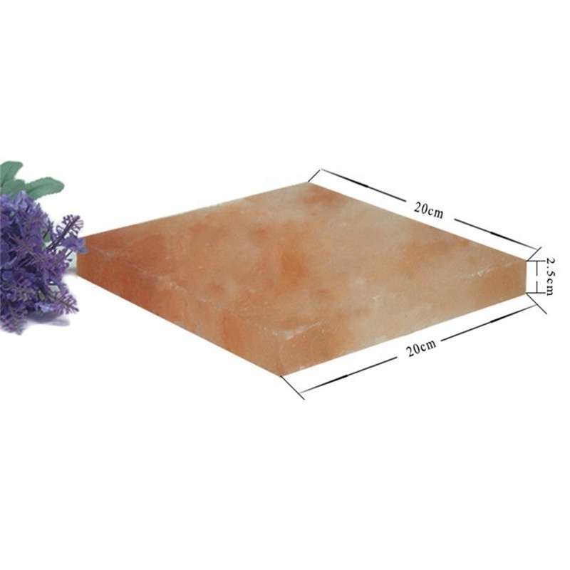 China Natural Himalayan Pink Salt Plate Himalayan Salt Slab /Brick/Tiles Bbq Salt Plate For Cooking