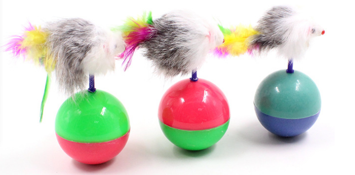 Funny Tumbler Ball Mouse Toy for Cat