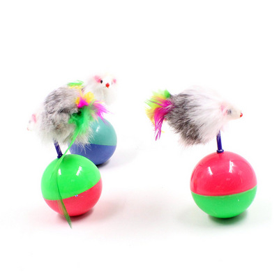 Funny Tumbler Ball Mouse Toy for Cat