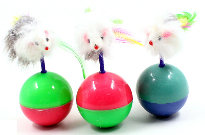 Funny Tumbler Ball Mouse Toy for Cat