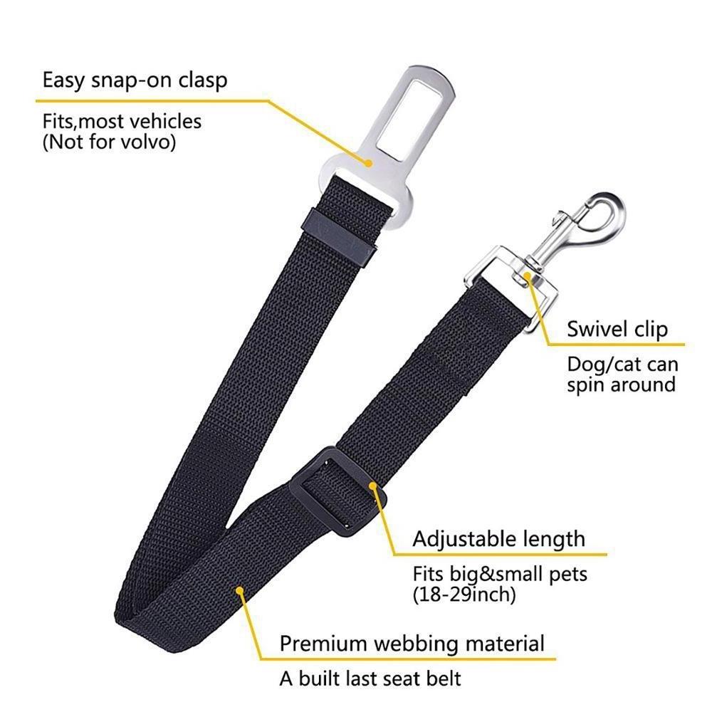 Durable Safety Leash Dog Seat Belt