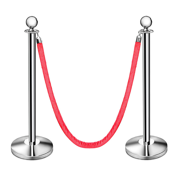 Manufacture Hot Sale High Quality Stackable Gold Color Stanchions For Crowd Control