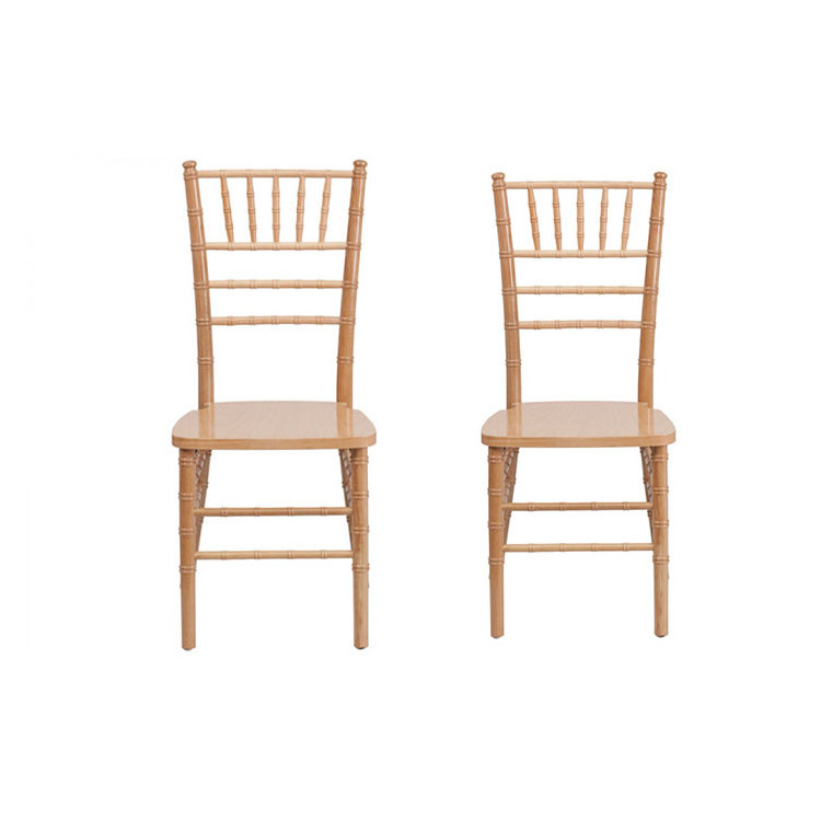 Factory Price Hot Sale Event Decoration Use Solid Wood Stackable Chiavari Chairs For Rental