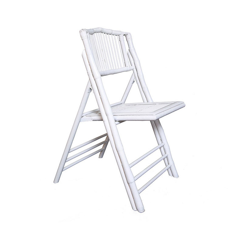 Wholesale Outdoor Wedding Decoration Use Bamboo Folding Chairs For Rental