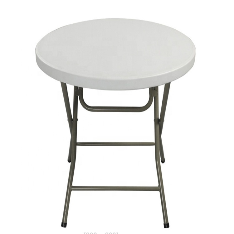 60cm Round Outdoor Plastic High Top Bar Cocktail Table For Sale