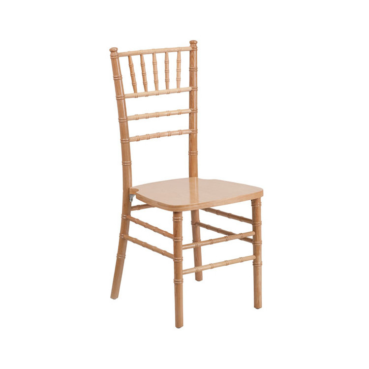 Factory Price Hot Sale Event Decoration Use Solid Wood Stackable Chiavari Chairs For Rental