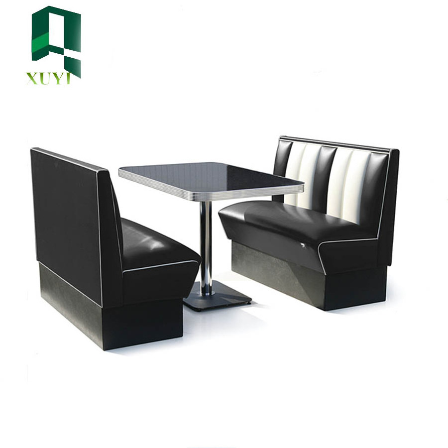 Customized Semi-circular Restaurant Leather Sofa Booth Seating