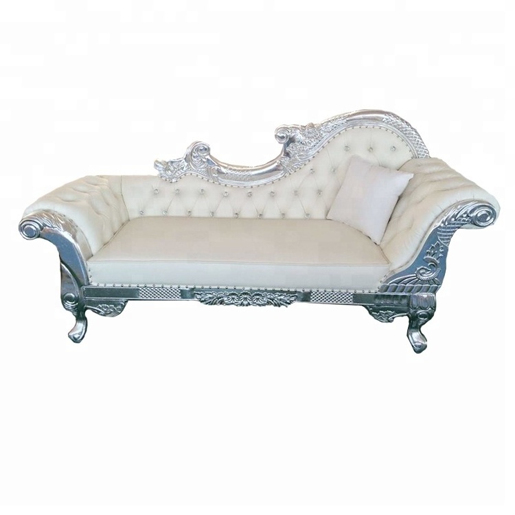 Factory Strength To Ship Wholesale Wedding Decoration Double Chaise Lounge Sofa