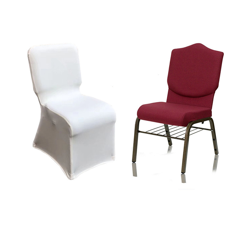 Hot Sale High Quality Metal Church Chairs Use Spandex Chair Covers For Sale