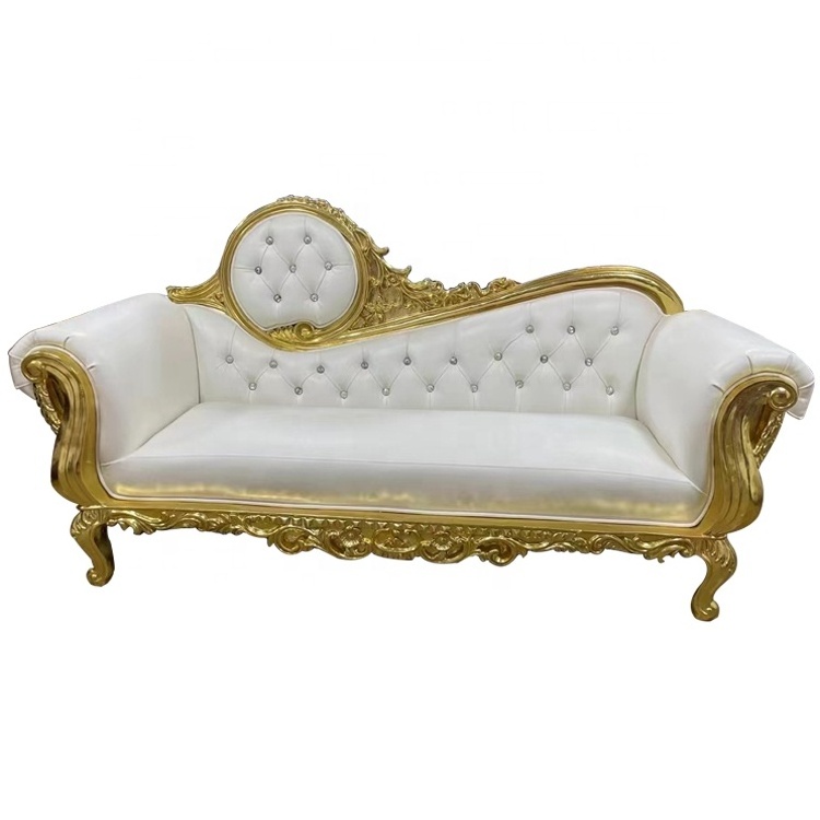 Factory Strength To Ship Wholesale Wedding Decoration Double Chaise Lounge Sofa