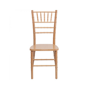 Factory Price Hot Sale Event Decoration Use Solid Wood Stackable Chiavari Chairs For Rental