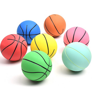 Hot sale Hollow Pink rubber Bounce Balls 60 mm bounce squash ball, mini basketball High Bouncing Ball Customs promotional Toys