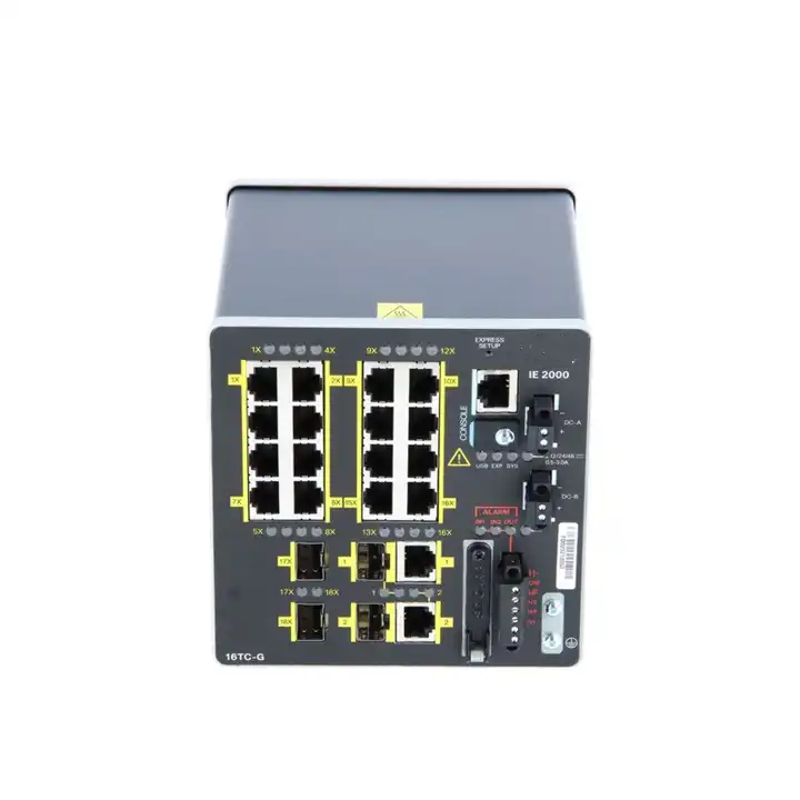 Original IE-2000-16TC-G-E IE2000 series Industrial Switch 16FE copper 2GE SFP/T and 2FE SFP