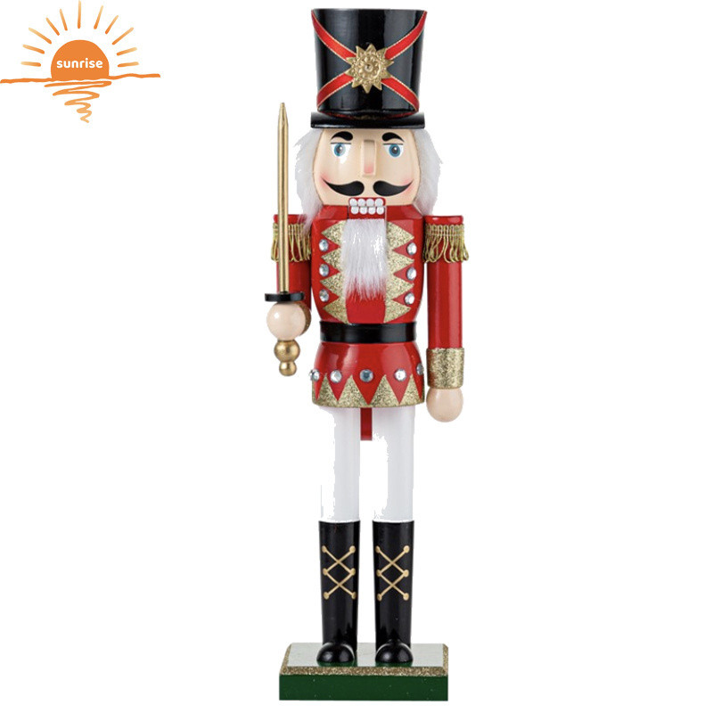 Nutcracker unique designs life size wood nutcracker soldier for Christmas gift