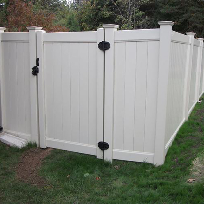 Vinyl Fence Panels Cover Privacy Fence Garden Board Wood Grain Stone White Pvc Plastic Fencing, Trellis & Gates Outdoor Support