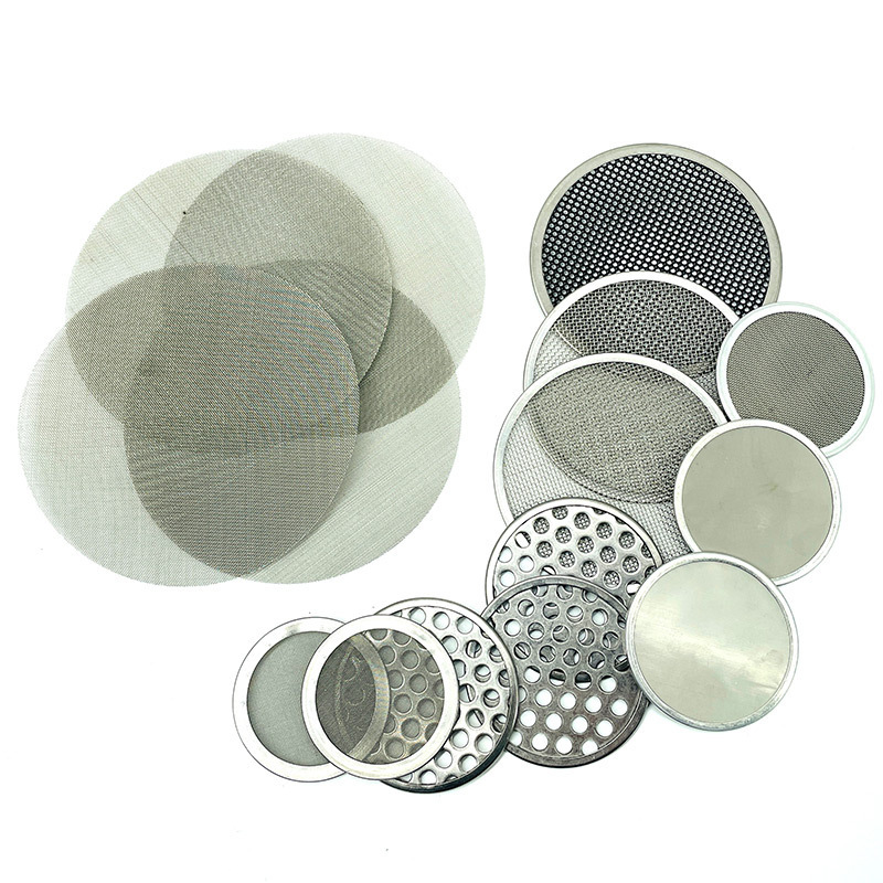 1 mesh 3500 mesh high precision stainless steel wire mesh round filter screen disc