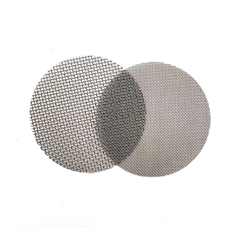 1 mesh 3500 mesh high precision stainless steel wire mesh round filter screen disc